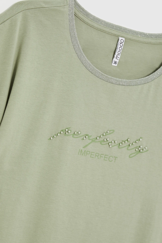 WOMEN'S TSHIRT L-TS-4918 OLIVE