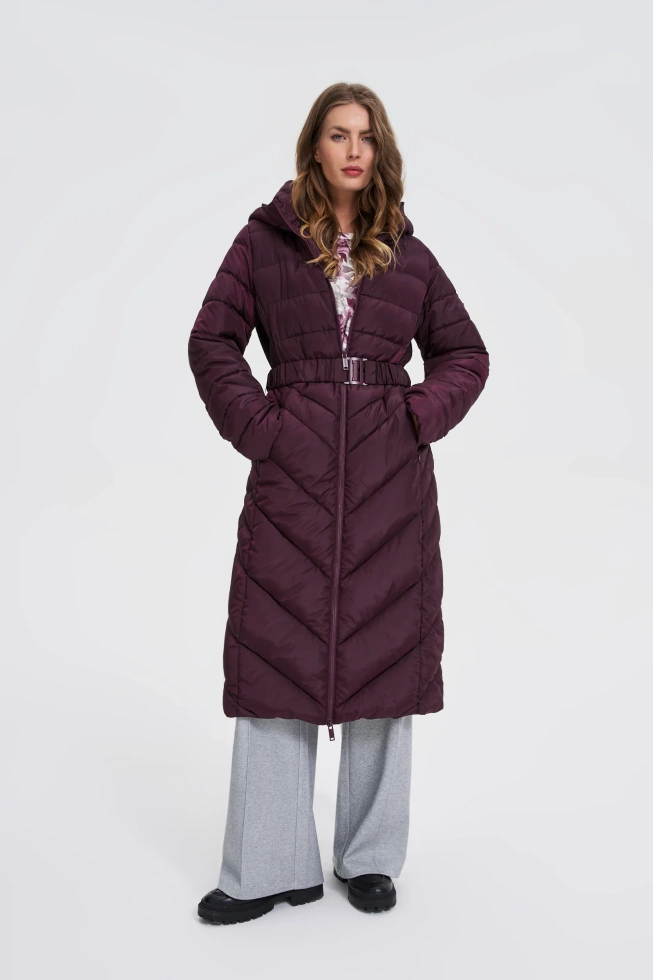 KURTKA DAMSKA Z-KU-4811 BURGUNDY