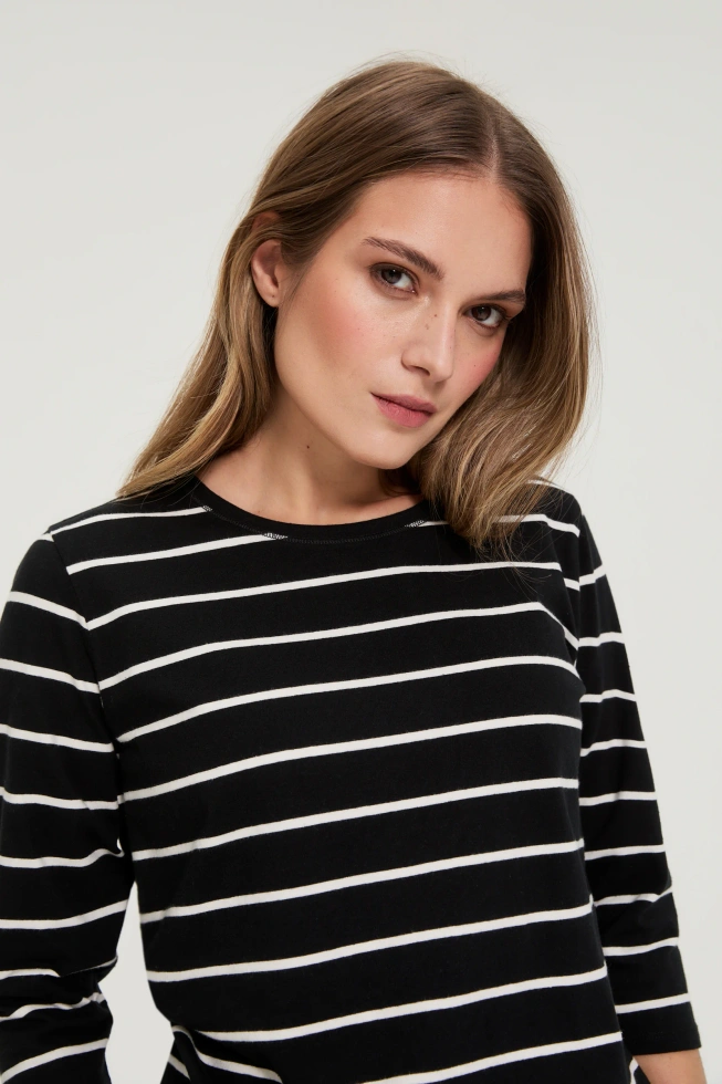 WOMEN'S LONGSLEEVE L-TS-4905 BLACK-set