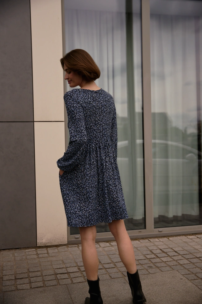 WOMEN'S DRESS Z-SU-4803 NAVY-set