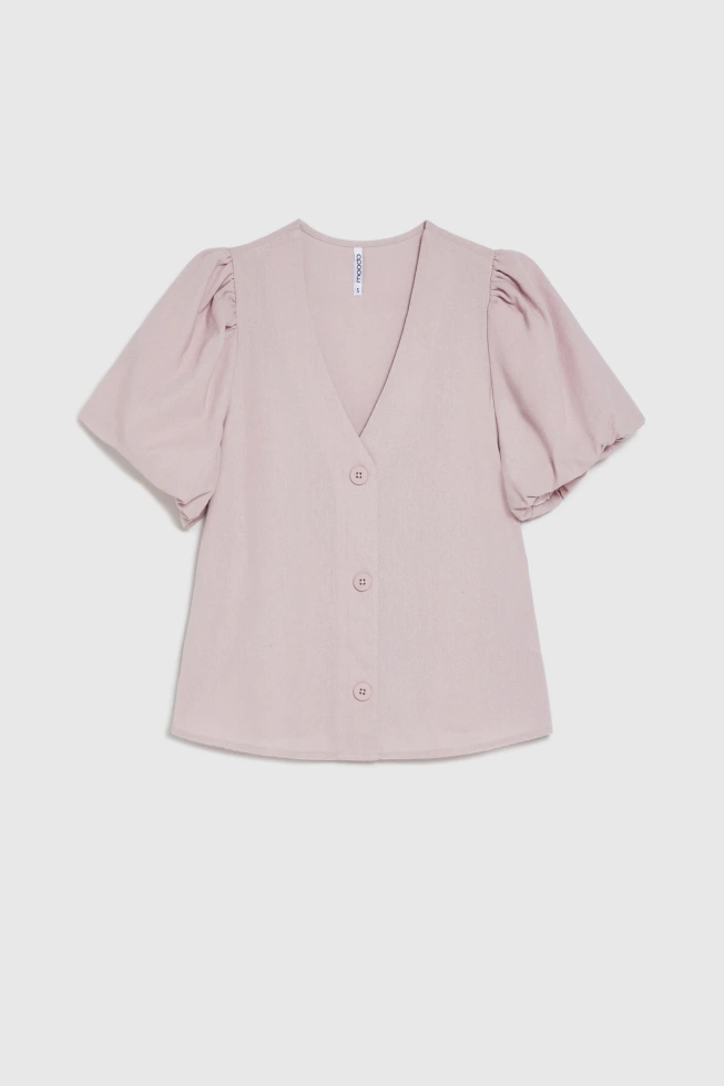 WOMEN'S SHIRT L-KO-4948 DUSTY PINK-set