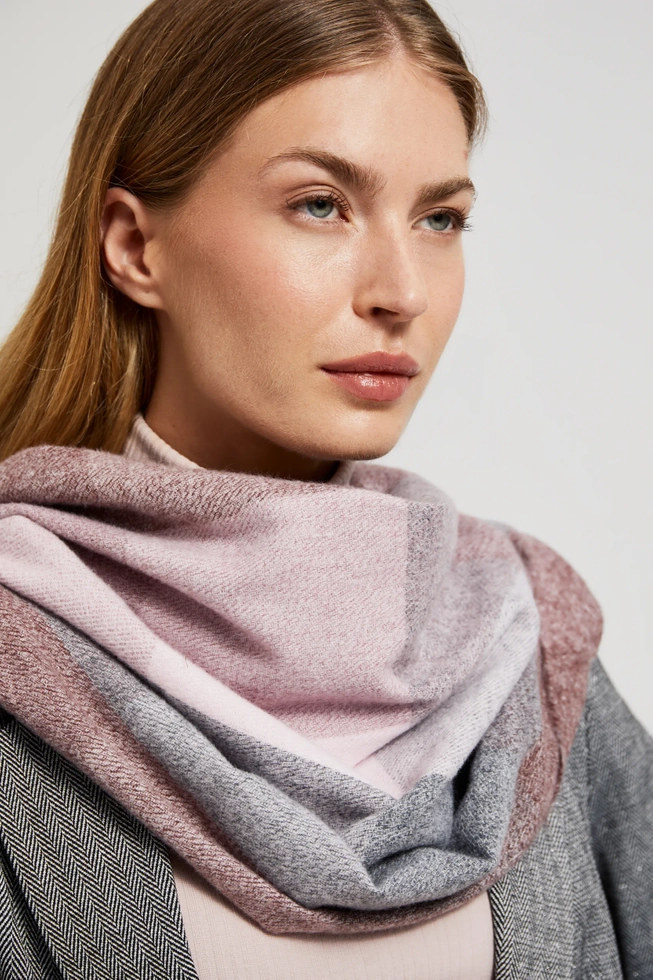 WOMEN'S SCARF Z-SZ-4500 DUSTY PINK