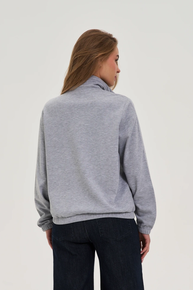 BLUZA DAMSKA Z-BL-4811 L.GREY MEL