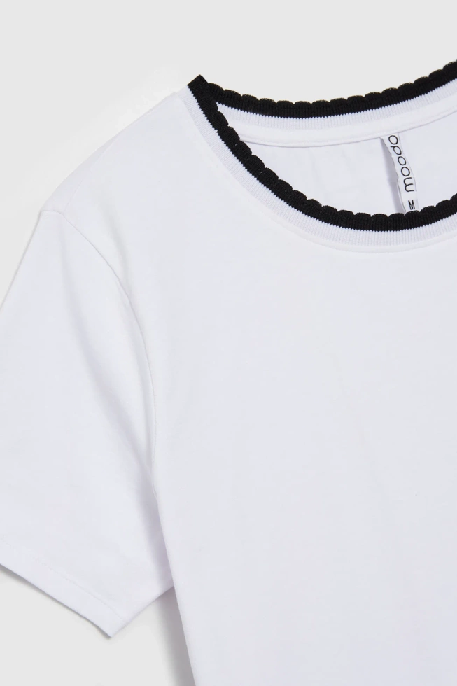 WOMEN'S TSHIRT L-TS-4601 WHITE
