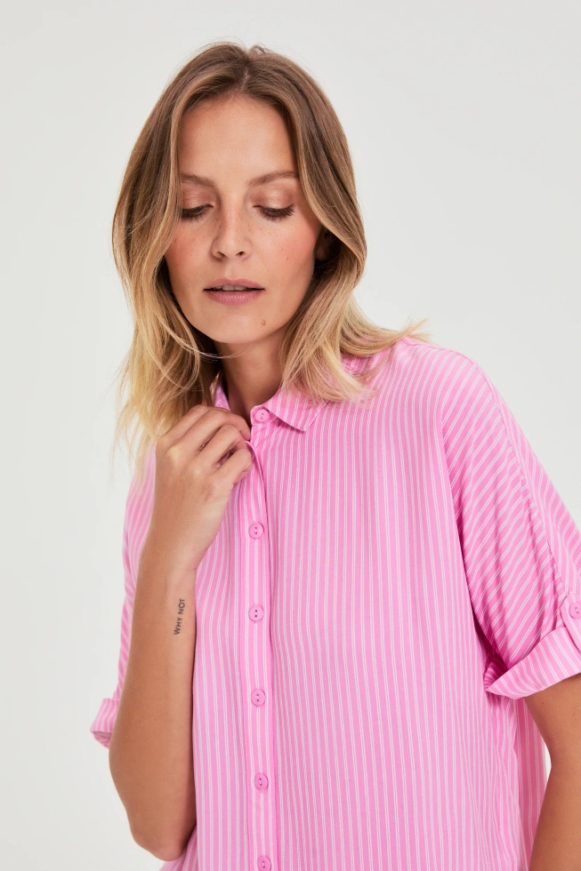 WOMEN'S SHIRT L-KO-4917 PINK