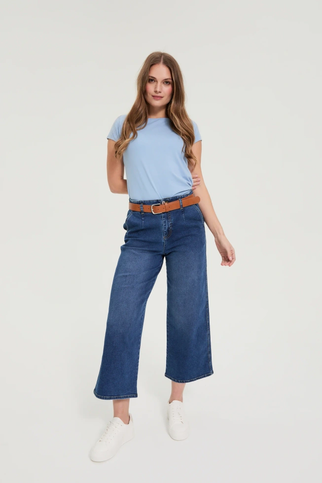 WOMEN'S TSHIRT L-TS-4952 BLUE