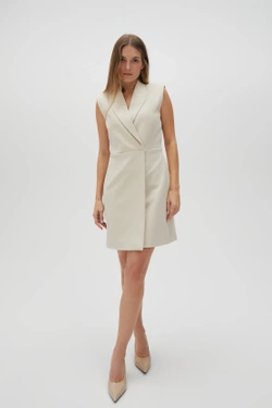 WOMEN'S DRESS L-SU-4633 L.BEIGE
