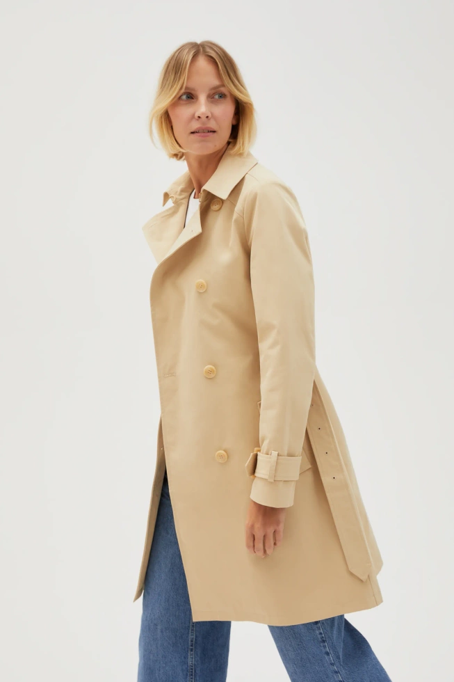 WOMEN'S JACKETS L-KU-4603 BEIGE