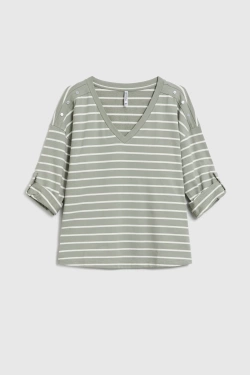 WOMEN'S SWEATSHIRT L-BL-4910 OLIVE-set