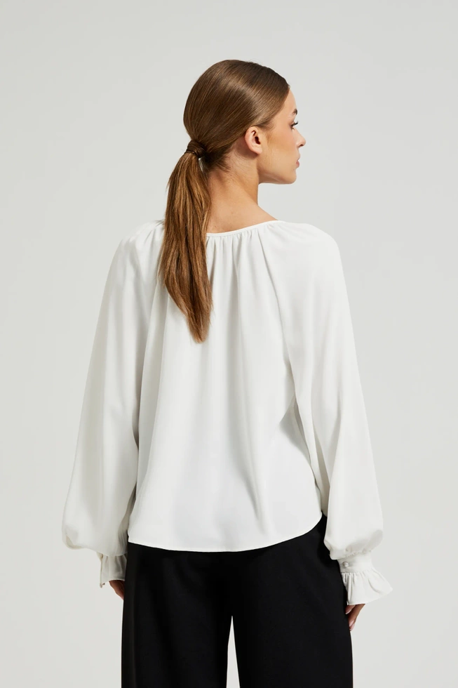 WOMEN'S SHIRT Z-KO-4521 OFF WHITE