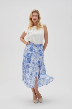 WOMEN'S SKIRT L-SC-4610 L.BLUE-set