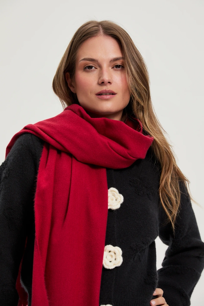 WOMEN'S SCARF Z-SZ-4807 RED