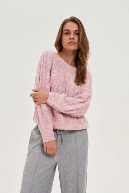 SWETER DAMSKI Z-SW-4827 L.PINK