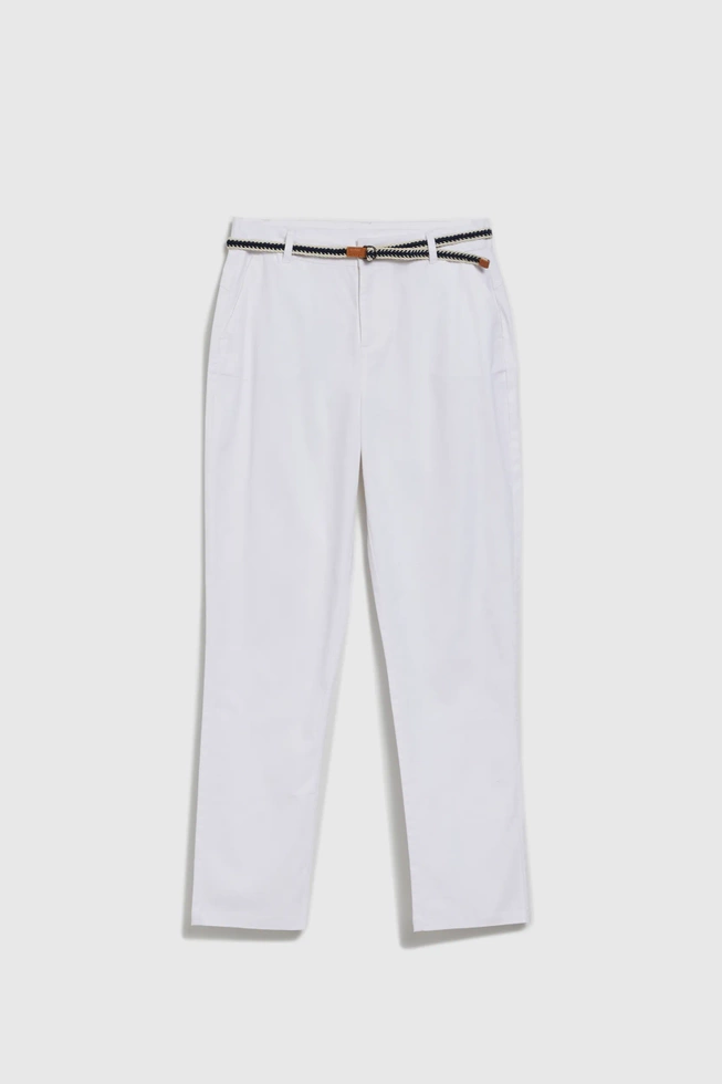 WOMEN'S PANTS L-SP-4600 OFF WHITE-set