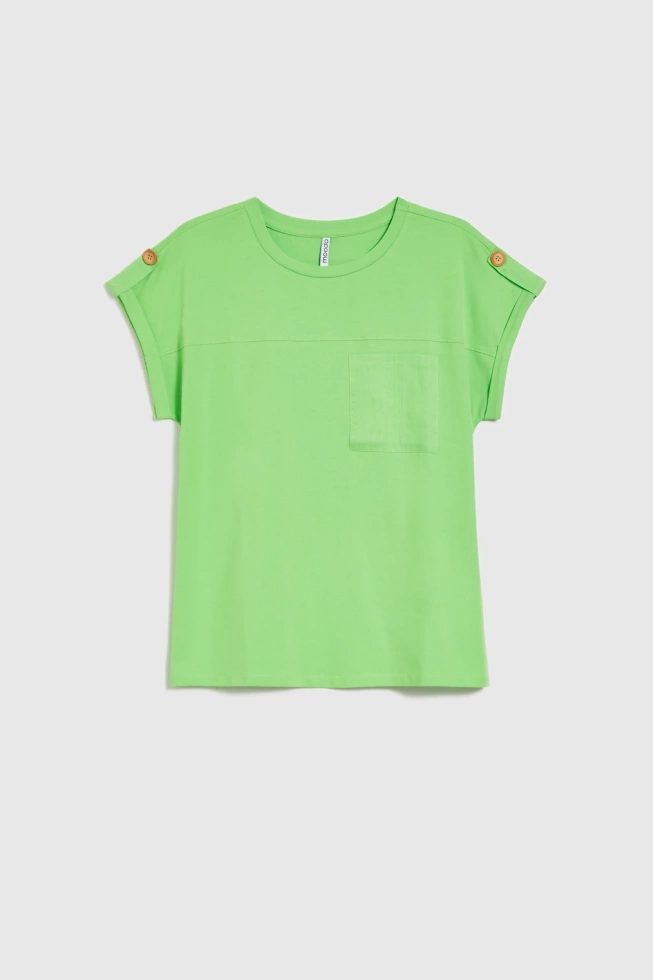 KOSZULKA DAMSKA L-TS-4706 L.GREEN