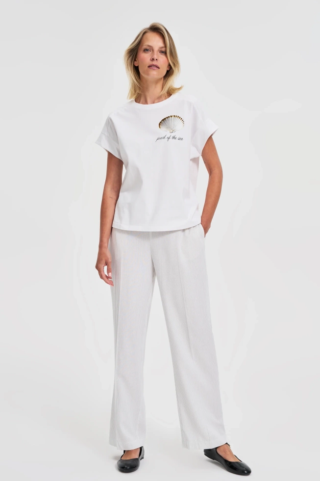 KOSZULKA DAMSKA L-TS-4744 WHITE
