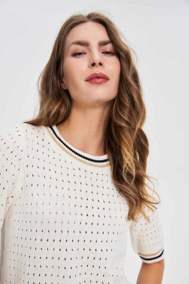 WOMEN'S SWEATER Z-SW-4805 OFF WHITE