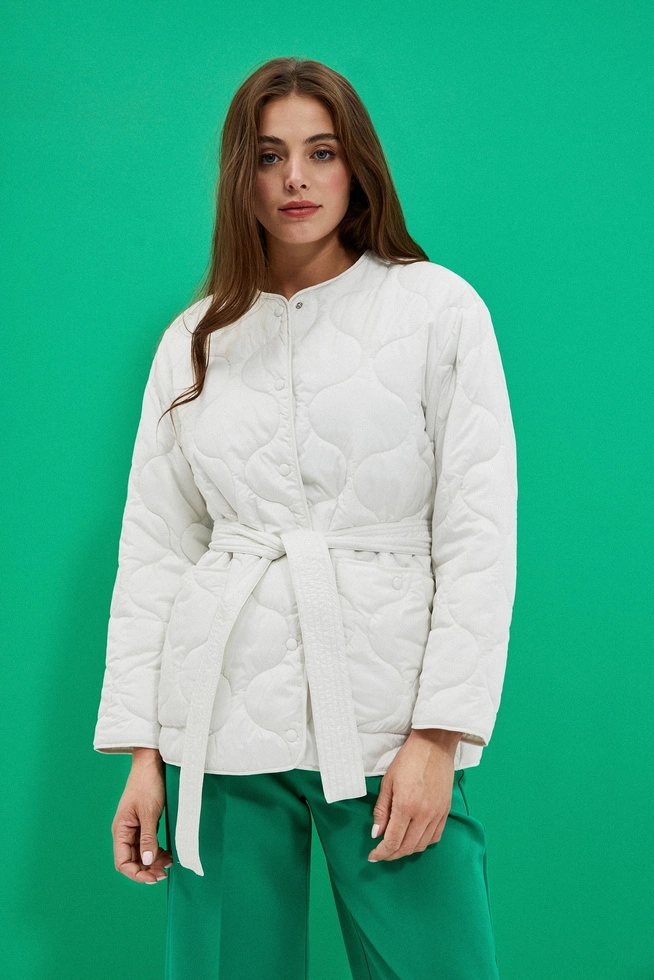 LADIES JACKETS L-KU-4008 OFF WHITE