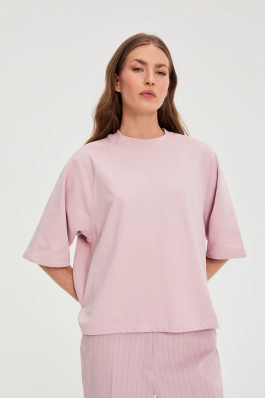BLUZA DAMSKA L-BL-4909 DUSTY PINK