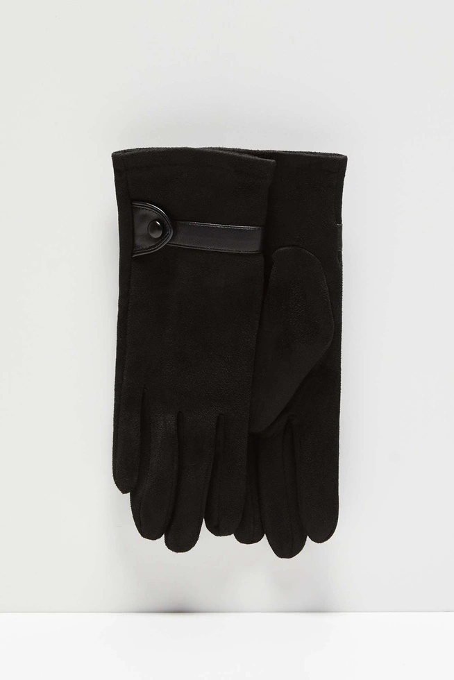 Imitation suede gloves