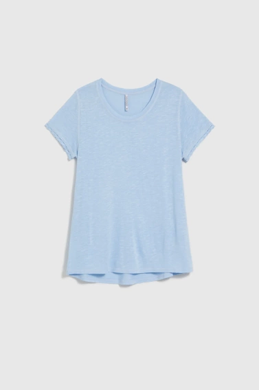 WOMEN'S T-SHIRT L-TS-4672 L.BLUE