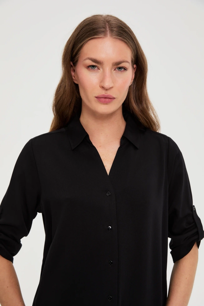 KOSZULA DAMSKA L-KO-4918 BLACK