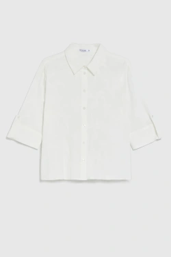 KOSZULA DAMSKA L-KO-4926 OFF WHITE-pakiet