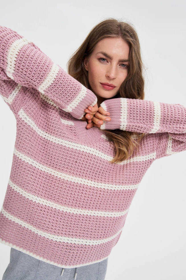 SWETER DAMSKI Z-SW-4810 L.PINK