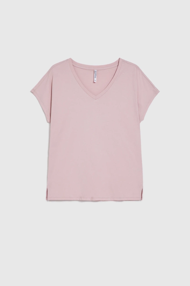 WOMEN'S TSHIRT L-TS-4951 DUSTY PINK