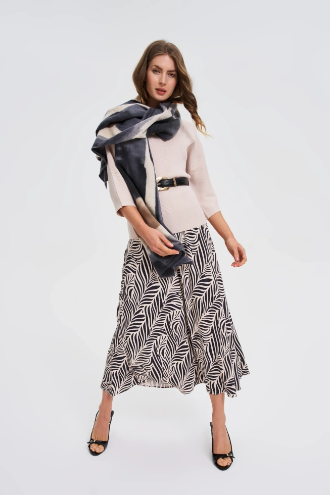 WOMEN'S SCARF Z-SZ-4801 D.GREY