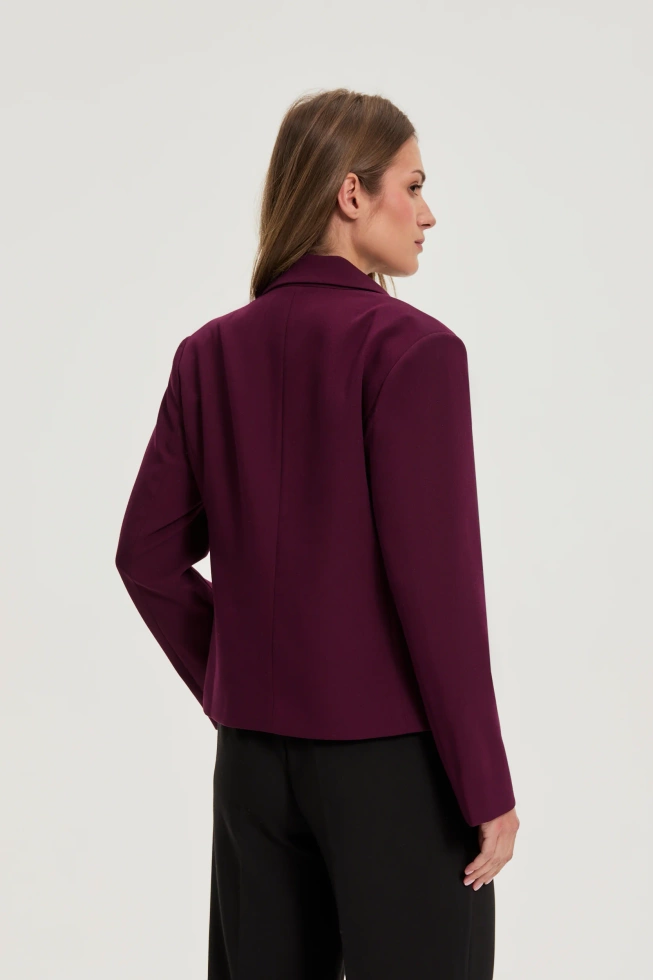 MARYNARKA DAMSKA Z-MR-4812 BURGUNDY-pakiet