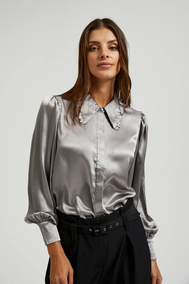 WOMEN'S SHIRT Z-KO-4532 GRAPHITE