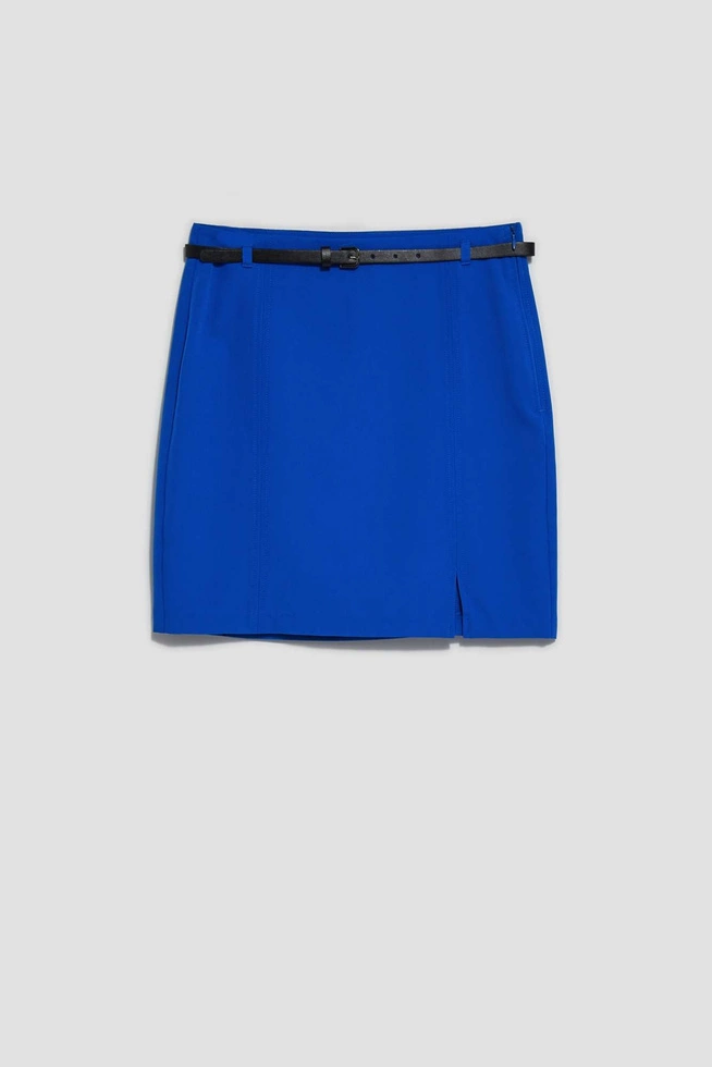 LADIES SKIRT L-SC-4002 BLUE