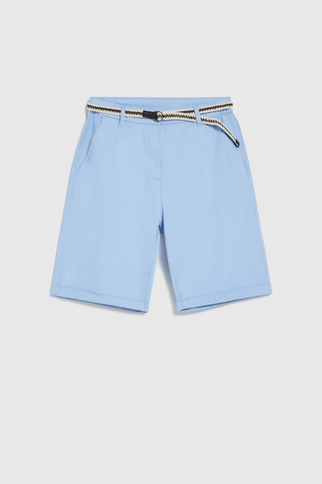 WOMEN'S SHORTS L-SH-4911 L.BLUE-set