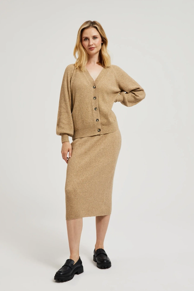 WOMEN'S SKIRT Z-SC-4500 BEIGE MEL-set