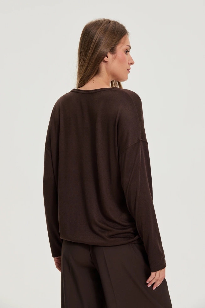 WOMEN'S SWEATER Z-SW-4837 BROWN