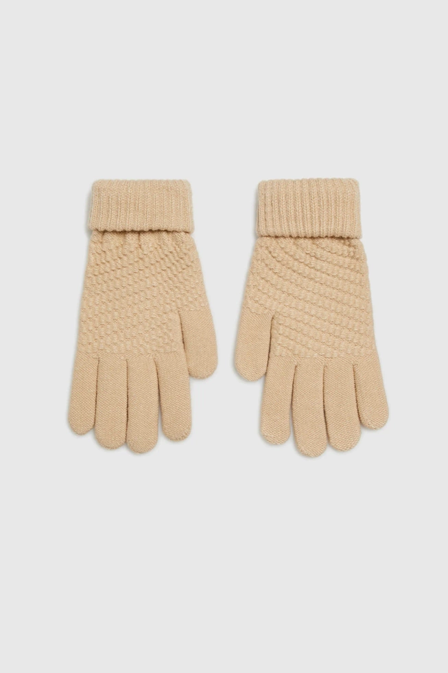 WOMEN'S GLOVES Z-RE-4511 BEIGE