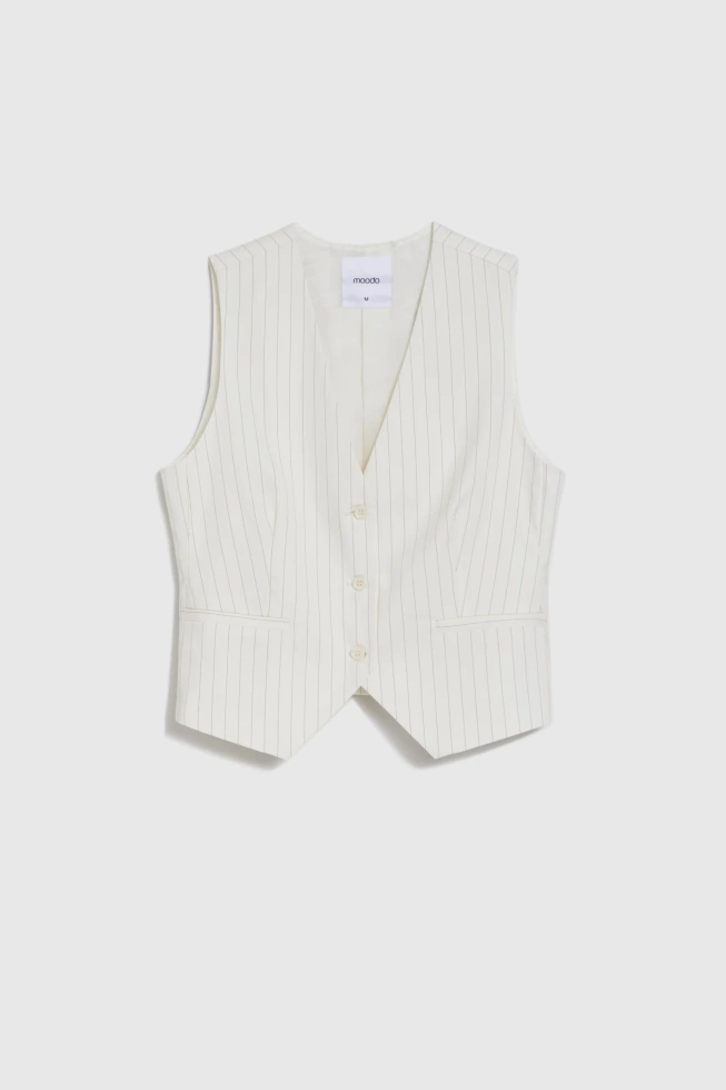 WOMEN'S BLAZER L-KA-4916 OFF WHITE