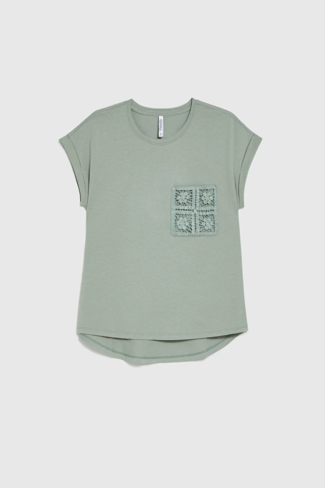 KOSZULKA DAMSKA L-TS-4975 OLIVE