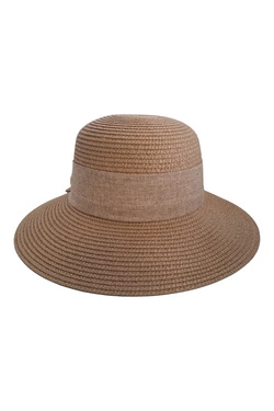 WOMEN'S HAT L-CZ-4901 D.BEIGE-set