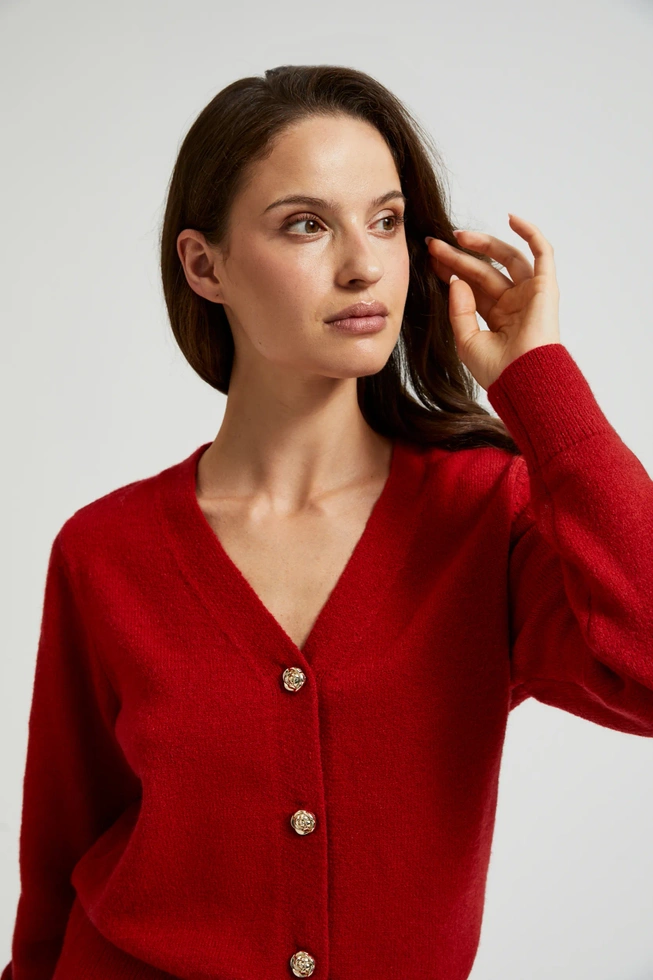 WOMEN'S SWEATER Z-SW-4566 RED