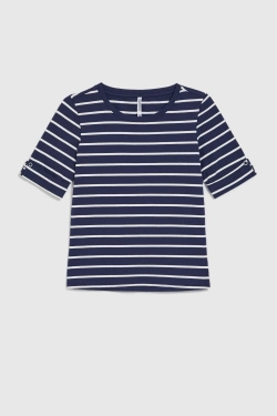 WOMEN'S TSHIRT L-TS-4933 NAVY-set
