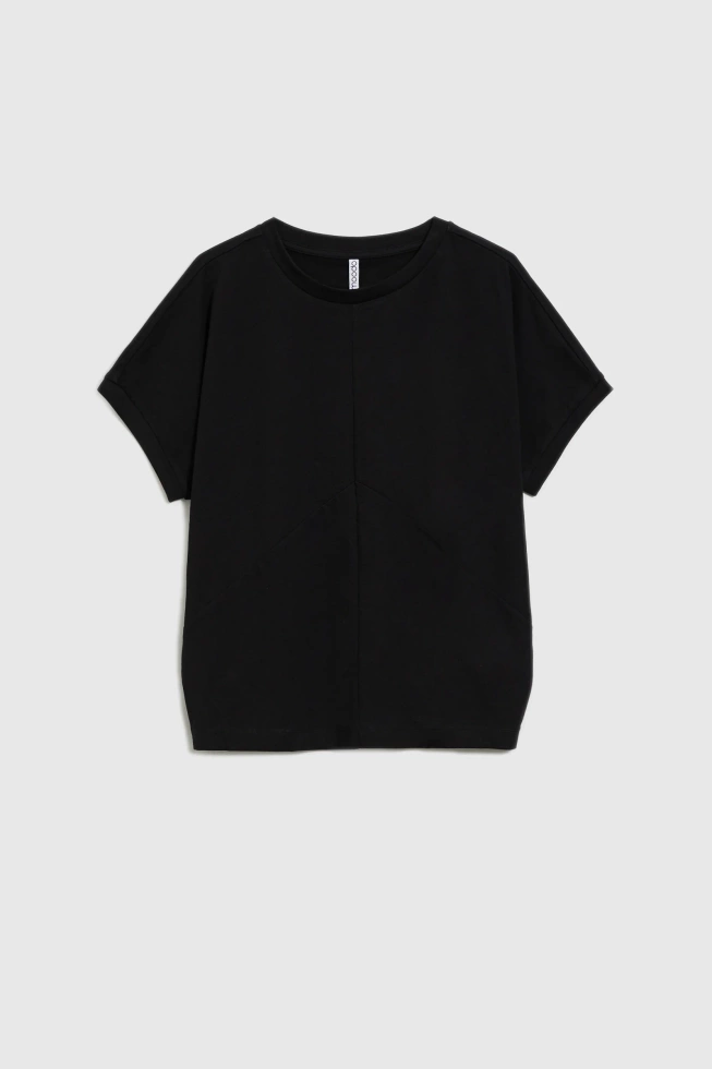 WOMEN'S TSHIRT L-TS-4654 BLACK