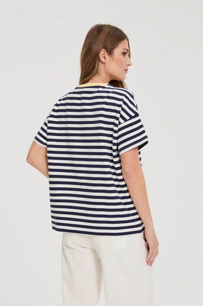 BLUZA DAMSKA L-BL-4911 NAVY