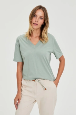 WOMEN'S TSHIRT L-TS-4950 OLIVE