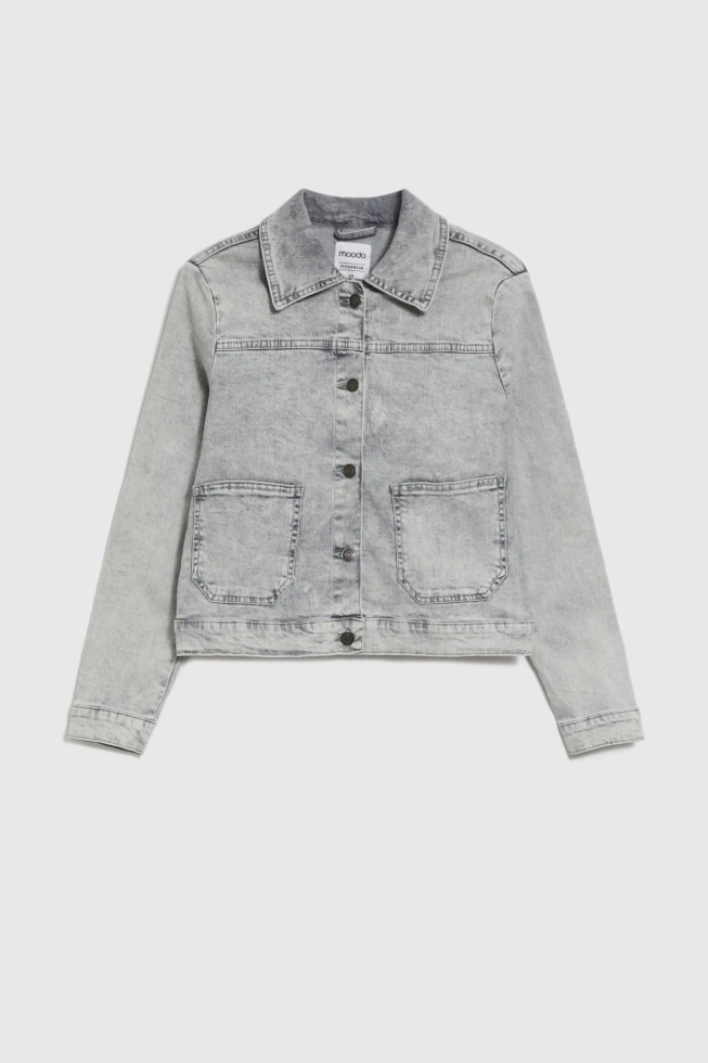 KURTKA DAMSKA L-KU-4619 GREY-pakiet