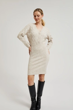 WOMEN'S DRESS Z-SU-4523 BEIGE MEL