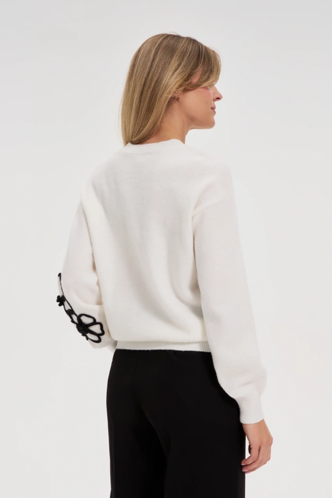 WOMEN'S SWEATER Z-SW-4854 OFF WHITE