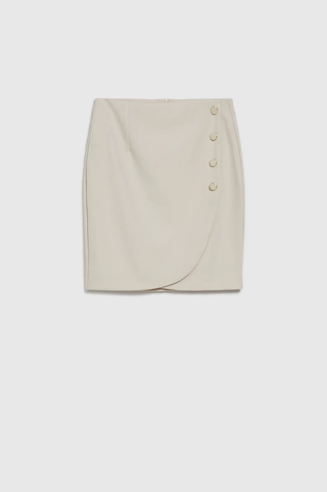 WOMEN'S SKIRT L-SC-4605 L.BEIGE