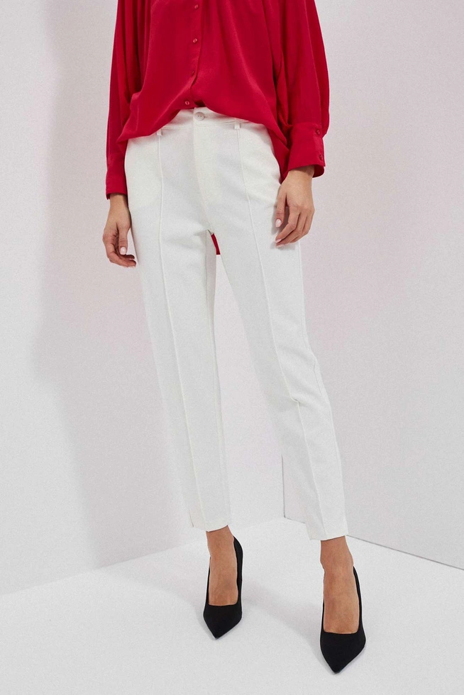 LADIES PANTS L-SP-4019 OFF WHITE